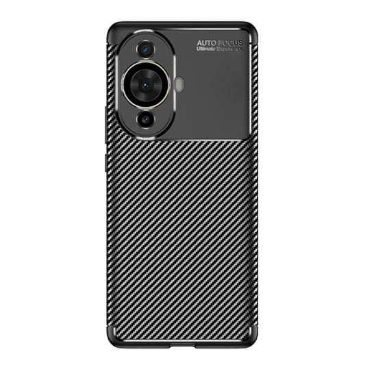For Huawei nova 11 Pro Carbon Fiber Texture Shockproof TPU Phone Case(Black) by buy2fix