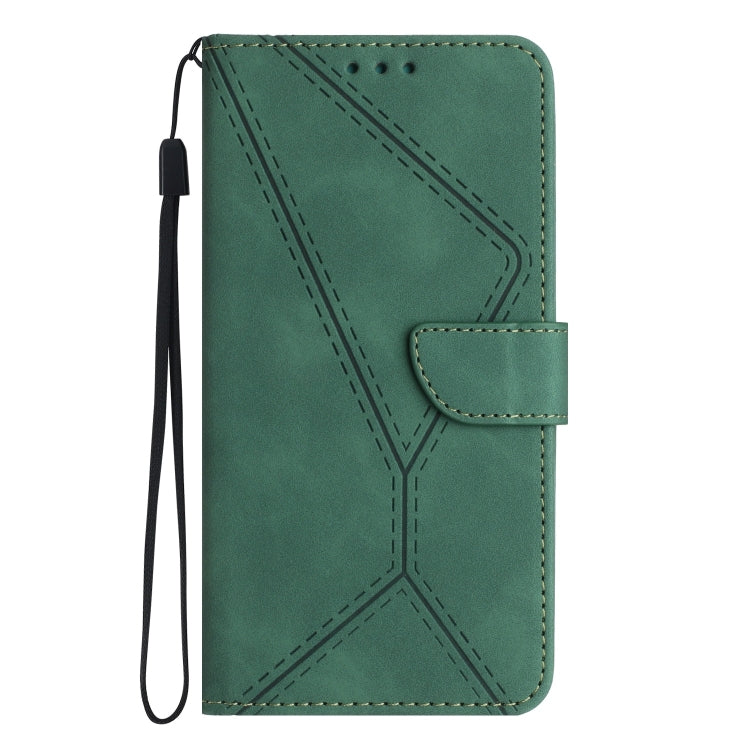For Sony Xperia 5 III Stitching Embossed Leather Phone Case(Green) - Sony Cases by buy2fix | Online Shopping UK | buy2fix