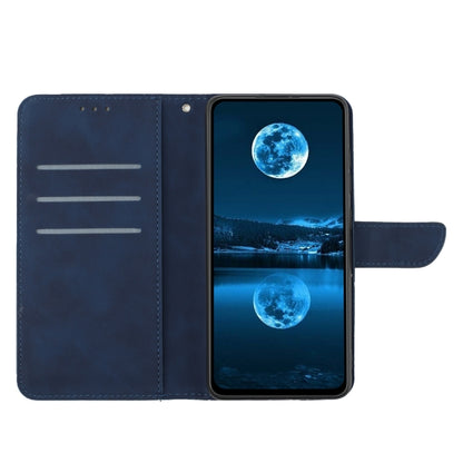 For Xiaomi Redmi A1 / A2 Stitching Embossed Leather Phone Case(Blue) - Xiaomi Cases by buy2fix | Online Shopping UK | buy2fix