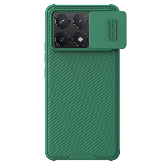 For Xiaomi Redmi K70 / K70 Pro NILLKIN CamShield Pro PC Phone Case(Green) - K70 Pro Cases by NILLKIN | Online Shopping UK | buy2fix