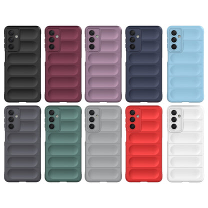 For Samsung Galaxy M54 5G Magic Shield TPU + Flannel Phone Case(Purple) by buy2fix