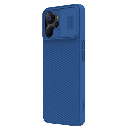For Realme 9i 5G / 10 5G / 10T 5G NILLKIN Black Mirror Series Camshield PC Phone Case(Blue) by NILLKIN