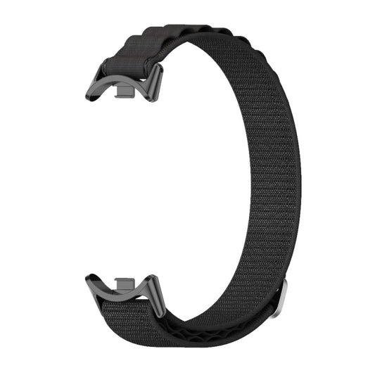 For Xiaomi Smart Band 10 / 9 / 8 Mijobs Nylon Breathable Watch Band(Black) by MIJOBS