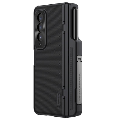 For Samsung Galaxy Z Fold4 5G / W23 NILLKIN Frosted Fold PC + TPU Phone Case(Black) - Galaxy Z Fold4 5G Cases by NILLKIN | Online Shopping UK | buy2fix