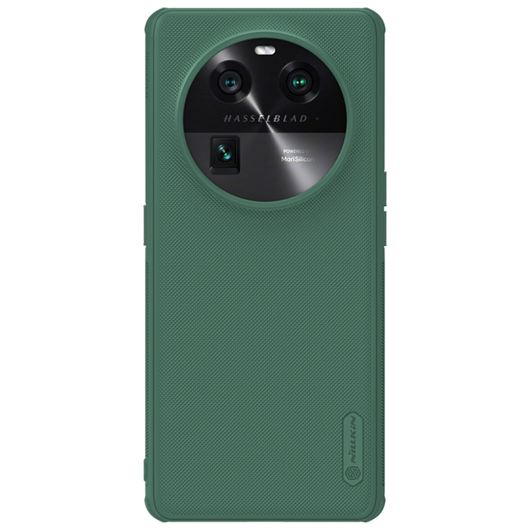 For OPPO Find X6 NILLKIN Frosted Shield Pro PC + TPU Phone Case(Green) by NILLKIN