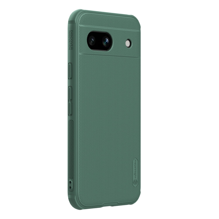 For Google Pixel 8a NILLKIN Frosted Shield Pro PC + TPU Phone Case(Green) - Google Cases by NILLKIN | Online Shopping UK | buy2fix