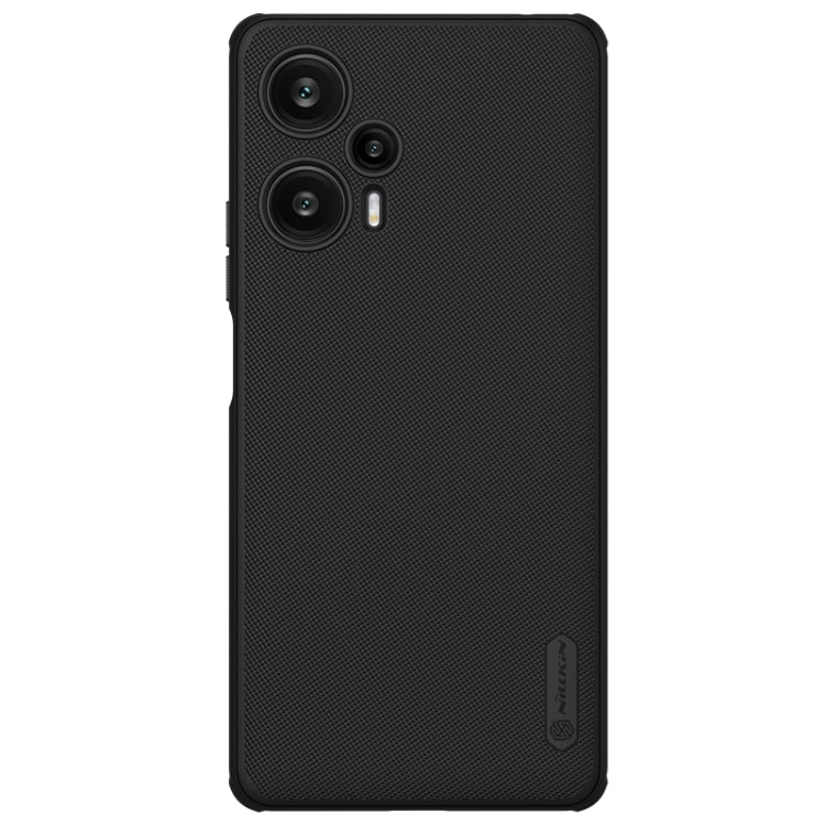 For Xiaomi Redmi Note 12 Turbo / Poco F5 NILLKIN Frosted Shield Pro PC + TPU Phone Case(Black) - Xiaomi Cases by NILLKIN | Online Shopping UK | buy2fix