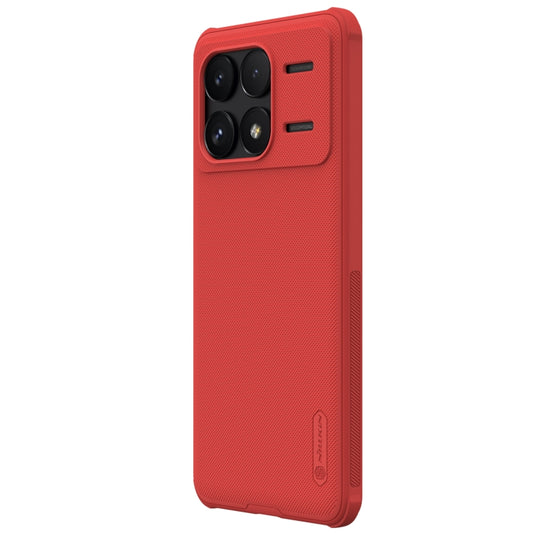 For Xiaomi Redmi K70 / K70 Pro NILLKIN Frosted Shield Pro PC + TPU Phone Case(Red) by NILLKIN