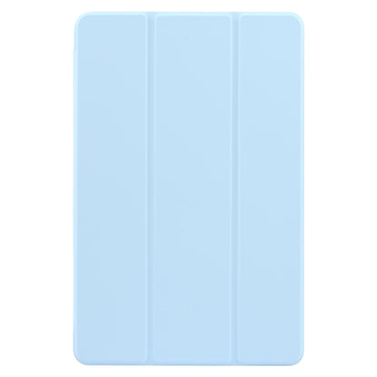 For Xiaomi Pad 6 / Pad 6 Pro Three-fold Holder Flip Tablet Leather Case(Sky Blue) -  by buy2fix | Online Shopping UK | buy2fix