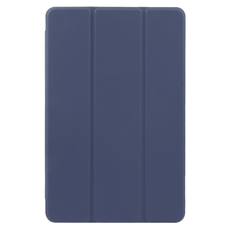 For Xiaomi Pad 6 / Pad 6 Pro Three-fold Holder Flip Tablet Leather Case(Dark Blue) -  by buy2fix | Online Shopping UK | buy2fix