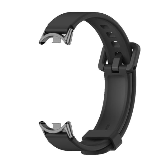 For Xiaomi Smart Band 10 / 9 / 8 Mijobs Silicone Breathable Watch Band(Black) by MIJOBS