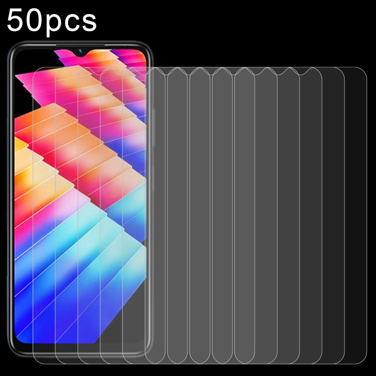 For Infinix Note 30i 50pcs 0.26mm 9H 2.5D Tempered Glass Film by buy2fix