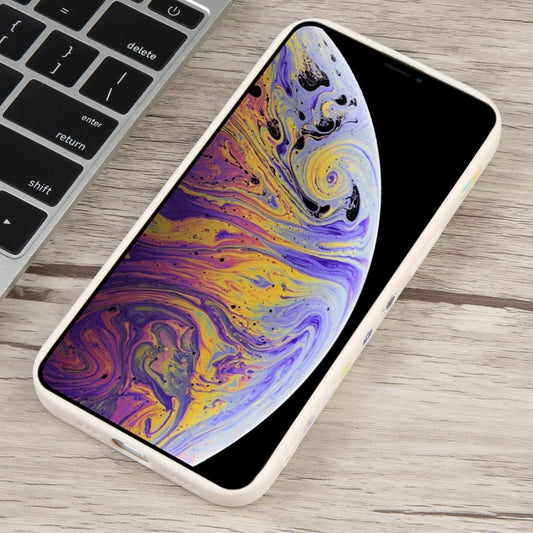 For iPhone 8 Plus / 7 Plus Milk Tea Astronaut Pattern Liquid Silicone Phone Case(Ivory White) by buy2fix