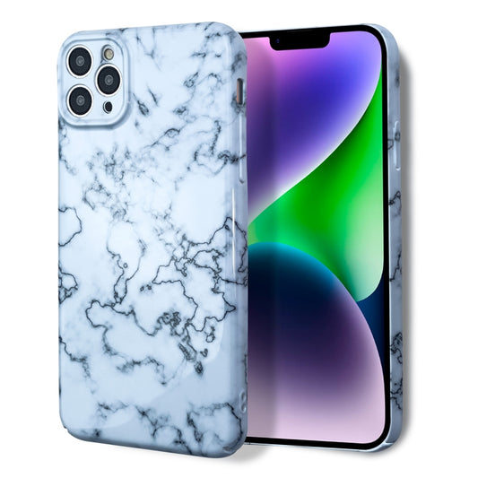 For iPhone SE 2022 / SE 2020 / 8 / 7 Marble Pattern Phone Case(Green White) - iPhone SE 2022 / 2020 / 8 / 7 Cases by buy2fix | Online Shopping UK | buy2fix