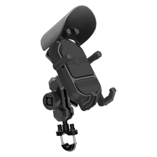 WUPP CS-1848A2 Motorcycle Shock Absorption Riding Phone Holder, Style:Handlebars