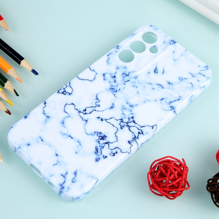 For Samsung Galaxy S22 5G Marble Pattern Phone Case(Blue White) - Galaxy S22 5G Cases by buy2fix | Online Shopping UK | buy2fix