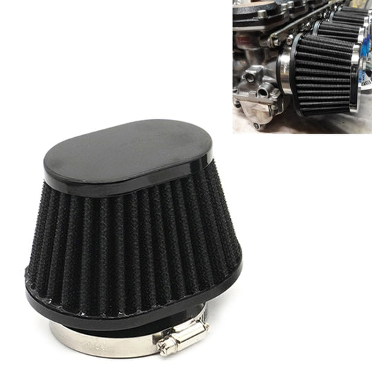 Filtre à Air modifié de voiture de Style de tête de champignon de 55mm XH-UN073 filtre d'échappement de moto (noir)
