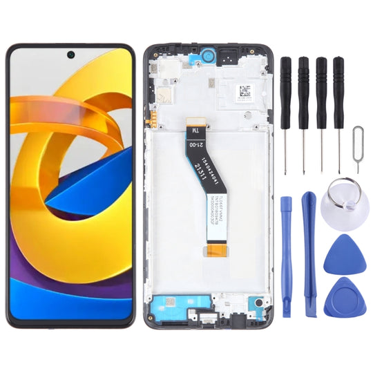 Écran LCD matériel OEM pour Xiaomi Poco M4 Pro 5G, assemblage complet de numériseur avec cadre