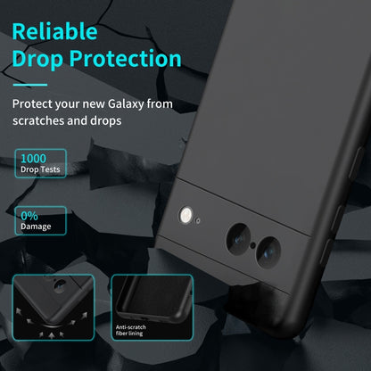 For Google Pixel 8 MagSafe Magnetic Liquid Silicone Phone Case(Black) by buy2fix