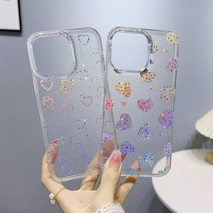 For iPhone 11 Pro Max Little Star Series Glitter Powder TPU Phone Case(Polka Dots) - iPhone 11 Pro Max Cases by buy2fix | Online Shopping UK | buy2fix