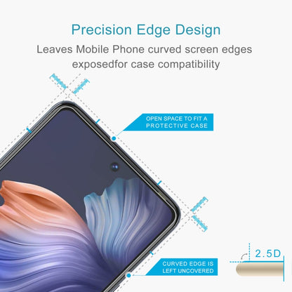 For TECNO camon 18T 50pcs 0.26mm 9H 2.5D Tempered Glass Film - Tecno Tempered Glass by buy2fix | Online Shopping UK | buy2fix