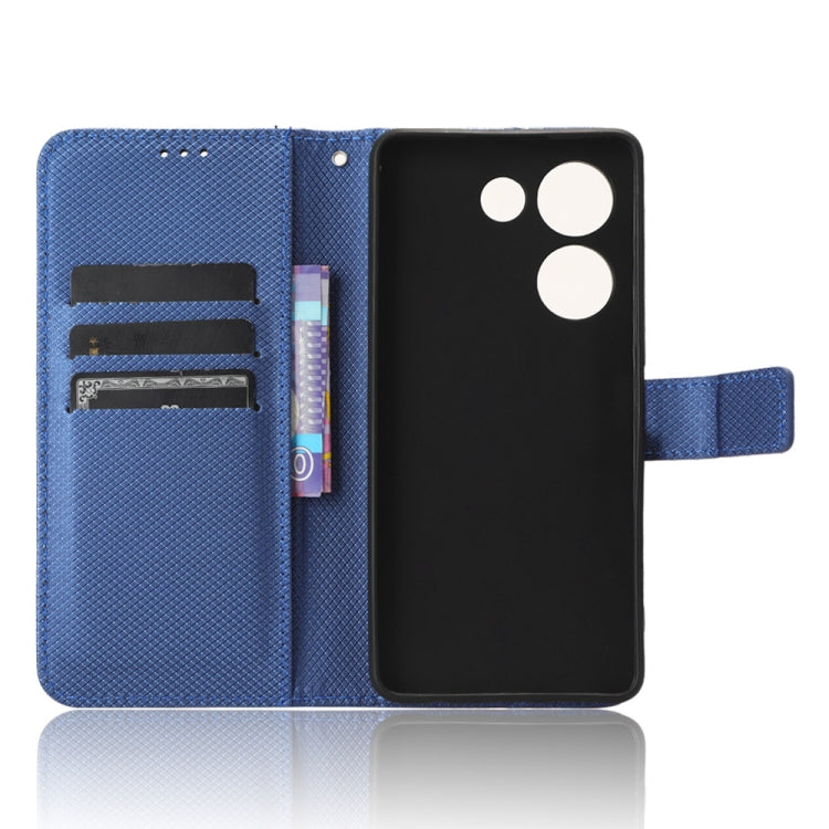 For Tecno Camon 20 Pro Diamond Texture Leather Phone Case(Blue) by buy2fix