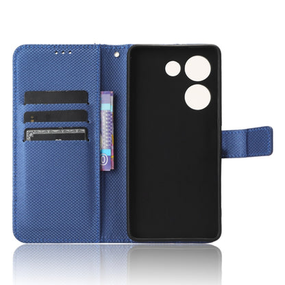 For Tecno Camon 20 Pro Diamond Texture Leather Phone Case(Blue) by buy2fix
