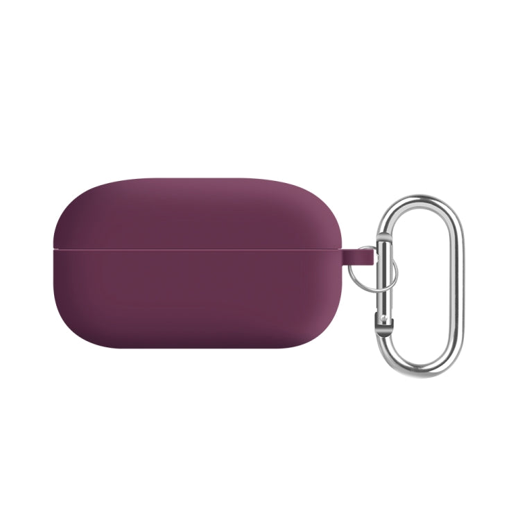 For Samsung Galaxy Buds Live / Buds2 Pro PC Lining Silicone Bluetooth Earphone Protective Case(Rose Purple Red) - Samsung Earphone Case by buy2fix | Online Shopping UK | buy2fix