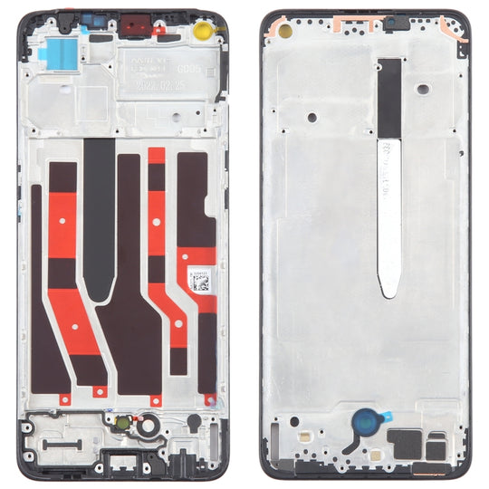 Pour OPPO Reno7 4G, boîtier avant d'origine, cadre LCD, plaque de lunette