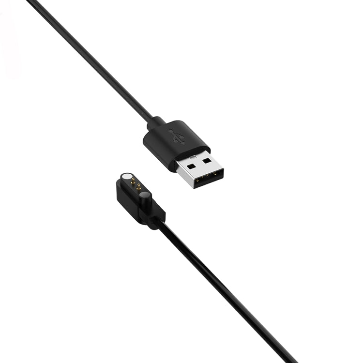 For Kieslect Smart Watch K10 / K11 Smart Watch Magnetic Charging Cable, Length:60cm(Black) - Charger by buy2fix | Online Shopping UK | buy2fix