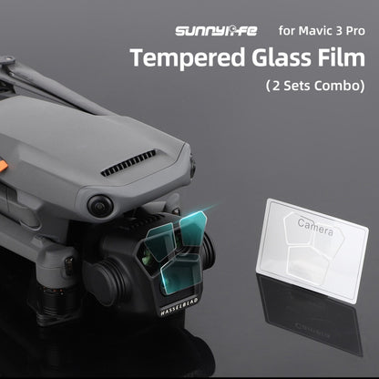 For DJI Mavic 3 Pro Sunnylife M3P-BHM578 2 Sets HD Explosion-proof Tempered Glass Film - Others by Sunnylife | Online Shopping UK | buy2fix