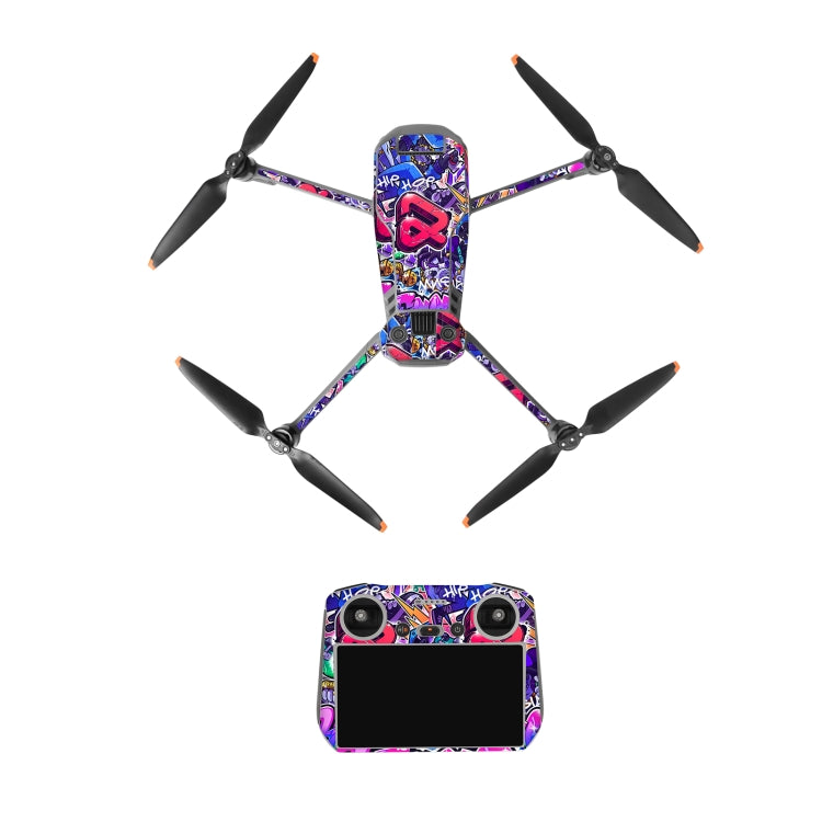 For DJI Mavic 3 Pro / RC Sunnylife Drone Body Remote Control Decorative Stickers Set(Cool Purple) - Stickers by Sunnylife | Online Shopping UK | buy2fix