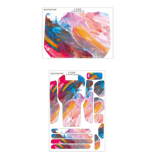 For DJI Mavic 3 Pro / RC Pro Sunnylife Drone Body Remote Control Decorative Stickers Set(Pink Cloud) by Sunnylife