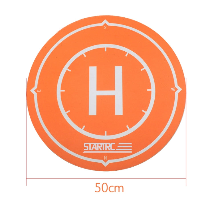 For DJI Mavic Mini / Air 2 / / Air 2S STARTRC RC Drone Quadcopter Portable Parking Apron Fast-fold Landing Parking Pad, Diameter: 50cm(Orange) - DJI & GoPro Accessories by STARTRC | Online Shopping UK | buy2fix