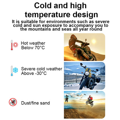 M9 Color Screen Motorcycle Solar Wireless Tire Pressure Monitor With Rear Mirror Bolt Mount by buy2fix
