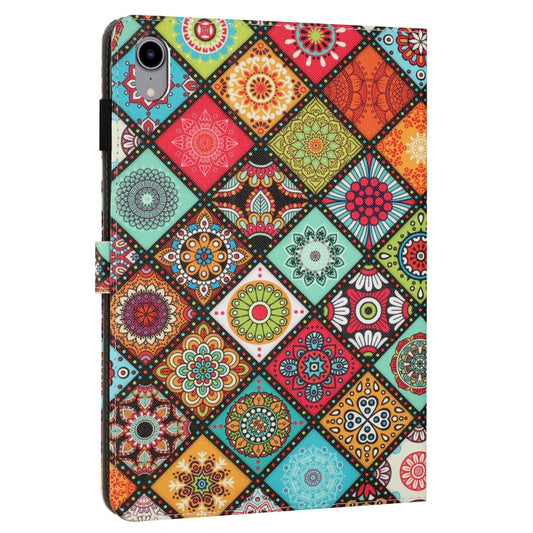 For iPad mini 6 / mini 2024 Painted Leather Smart Tablet Case(Ethnic Style) by buy2fix