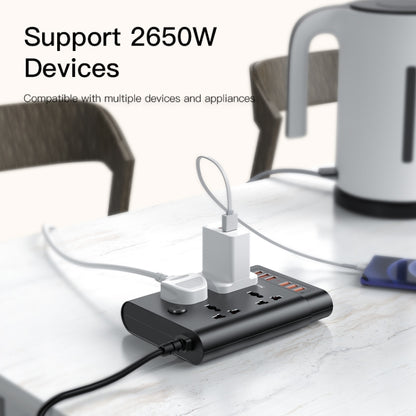 Yesido MC-08 4 Ports + 6 USB Ports 2650W Multi-functional High Power Socket(EU Plug) - Extension Socket by Yesido | Online Shopping UK | buy2fix