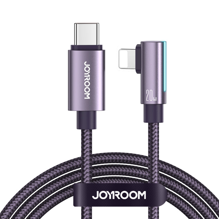 JOYROOM S-CL020A17 20W USB-C/Type-C to 8 Pin Elbow Fast Charging Data Cable, Length:1.2m(Purple) - 2 in 1 Cable by JOYROOM | Online Shopping UK | buy2fix