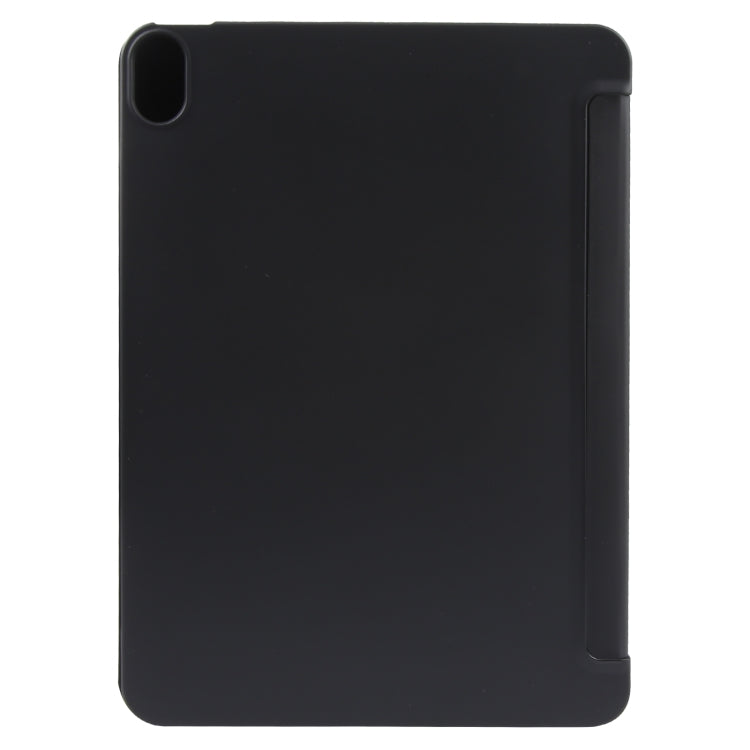 For iPad 10.9 2022 / Air 5 / Air 4 GEBEI 3-folding Holder Shockproof Flip Leather Tablet Case(Black) - iPad 10th Gen 10.9 Cases by GEBEI | Online Shopping UK | buy2fix