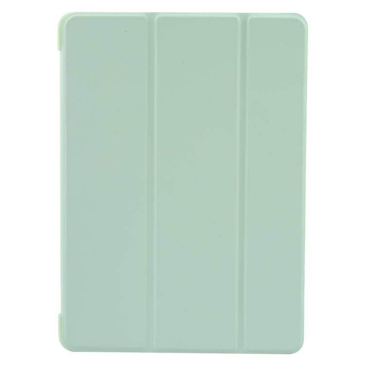 For iPad 9.7 2018 & 2017 / Air / Air2 GEBEI 3-folding Holder Shockproof Flip Leather Tablet Case(Green) - iPad 9.7 (2018) & (2017) Cases by GEBEI | Online Shopping UK | buy2fix