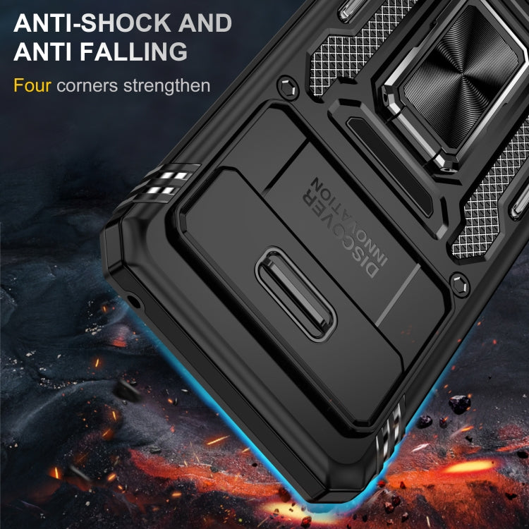 For Google Pixel 8 Pro Armor PC + TPU Camera Shield Phone Case(Black) by buy2fix