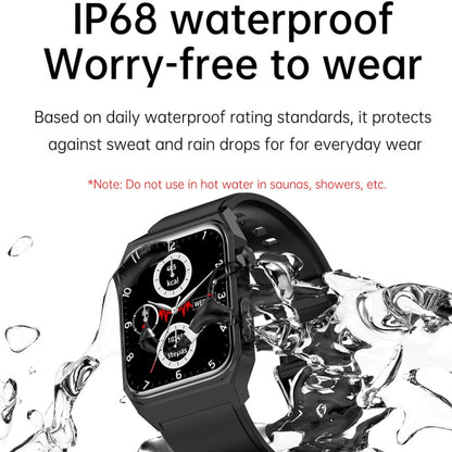 E530 1.91 inch IP68 Waterproof Steel Band Smart Watch Supports ECG / Non-invasive Blood Sugar(Black) - Smart Watches by buy2fix | Online Shopping UK | buy2fix