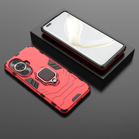 For Huawei nova 11 Pro Magnetic Ring Holder PC + TPU Phone Case(Red) by buy2fix