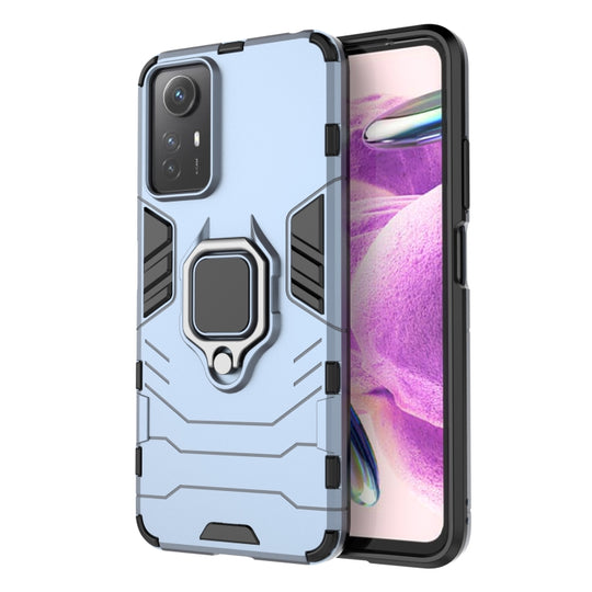 For Xiaomi Redmi Note 12S 4G Magnetic Ring Holder PC + TPU Phone Case(Navy Blue)