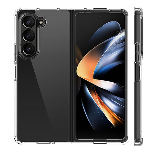 For Samsung Galaxy Z Fold5 Transparent PC + TPU Shockproof Phone Case by buy2fix