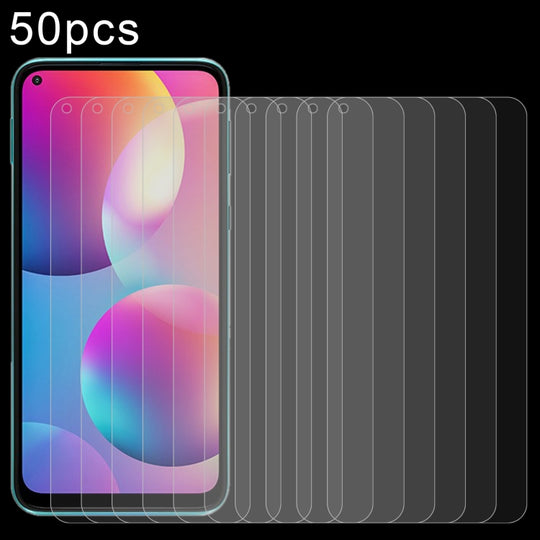 For Vsmart Joy 4 50pcs 0.26mm 9H 2.5D Tempered Glass Film