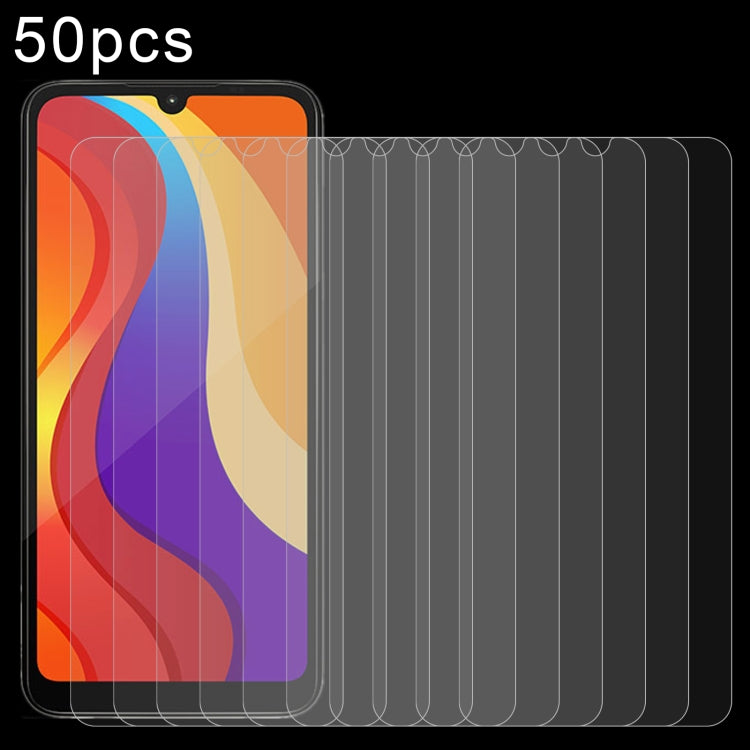 For Vsmart Star 4 50pcs 0.26mm 9H 2.5D Tempered Glass Film by buy2fix