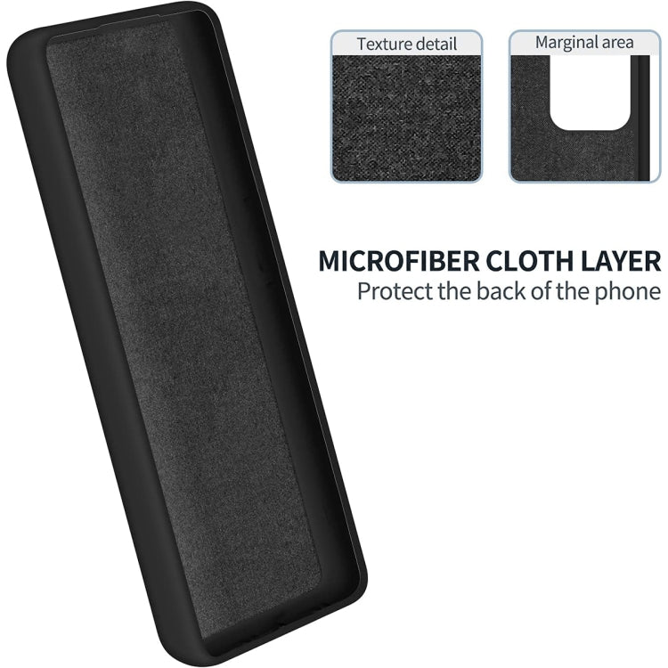 For Xiaomi Poco F5 5G Pure Color Liquid Silicone Shockproof Phone Case(Black) by buy2fix