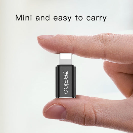 Yesido GS03 8 Pin to Type-C Charging Adapter(Black) by Yesido