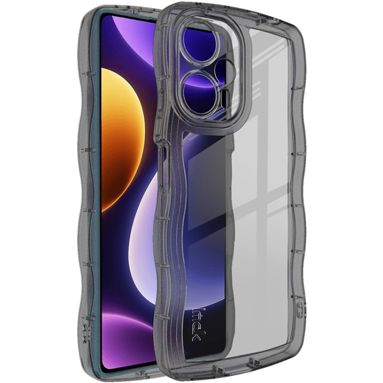 For Xiaomi Redmi Note 12 Turbo 5G/Poco F5 5G IMAK UX-8 Series Shockproof TPU Phone Case(Transparent Black) - Xiaomi Cases by imak | Online Shopping UK | buy2fix